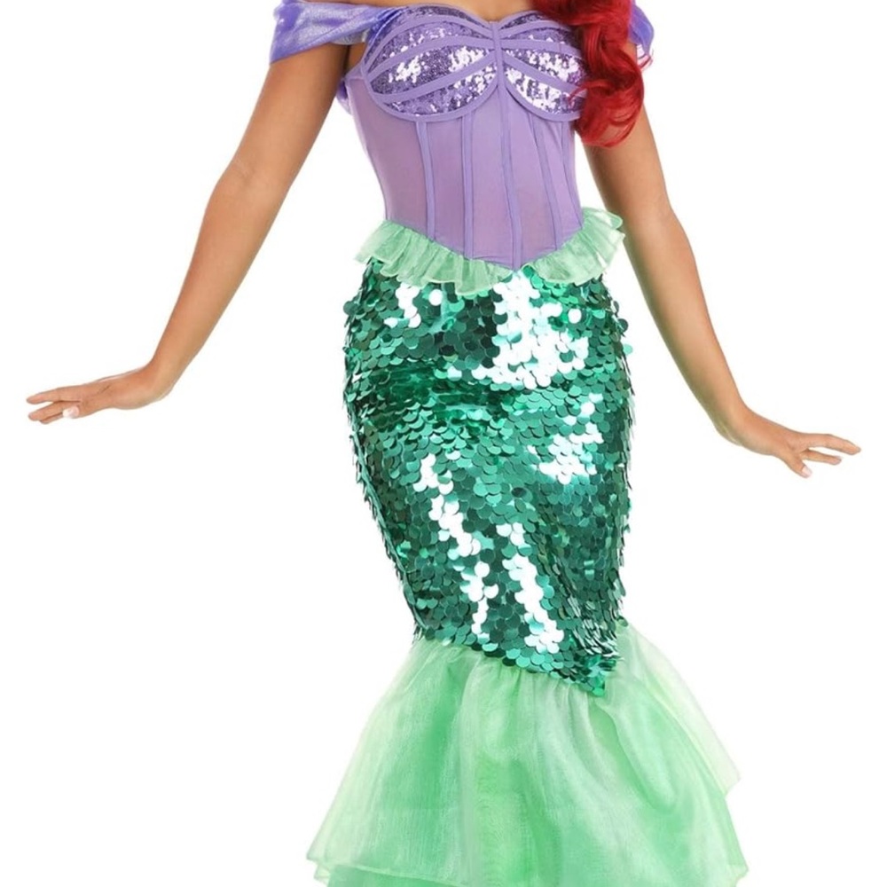Disney Purple and Green Mermaid Costume
